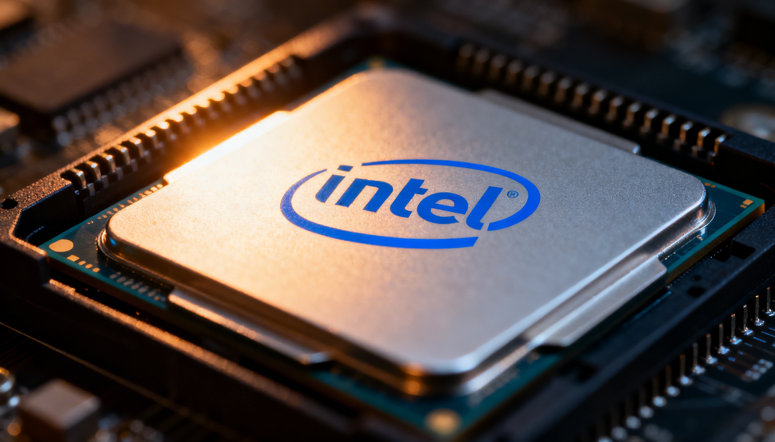 processador com logo da Intel