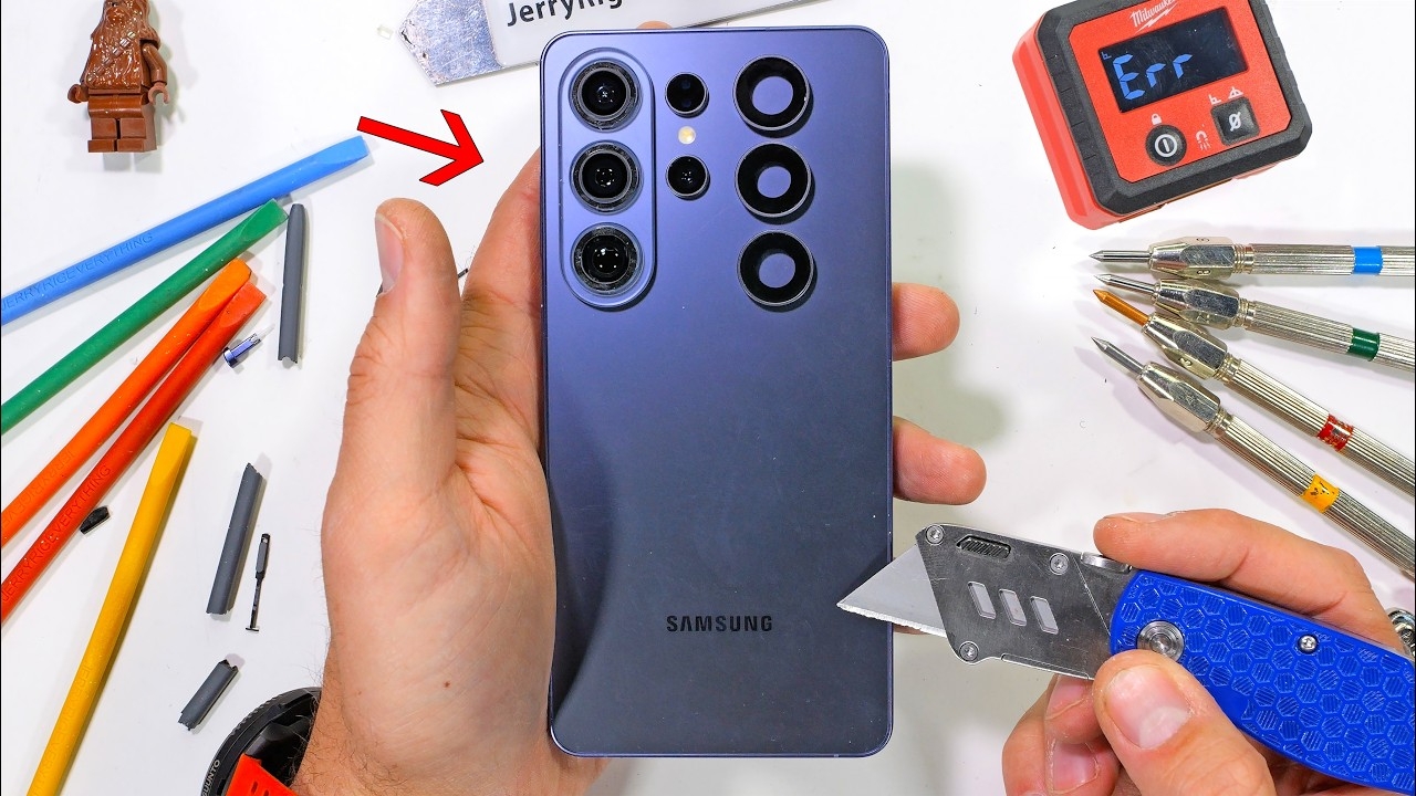 Samsung galaxy s26 teste de resistência