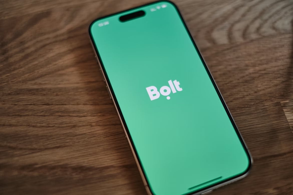 Bolt app em smartphone