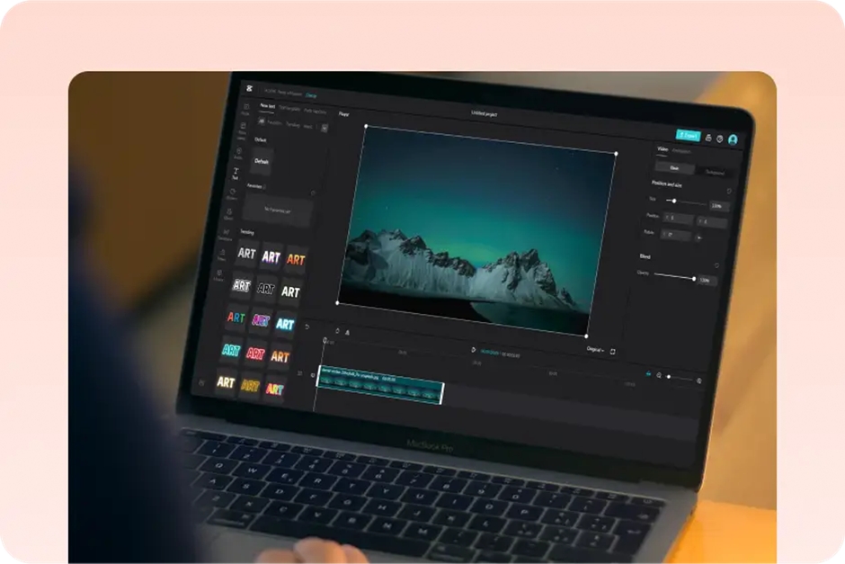 imagem do editor de video