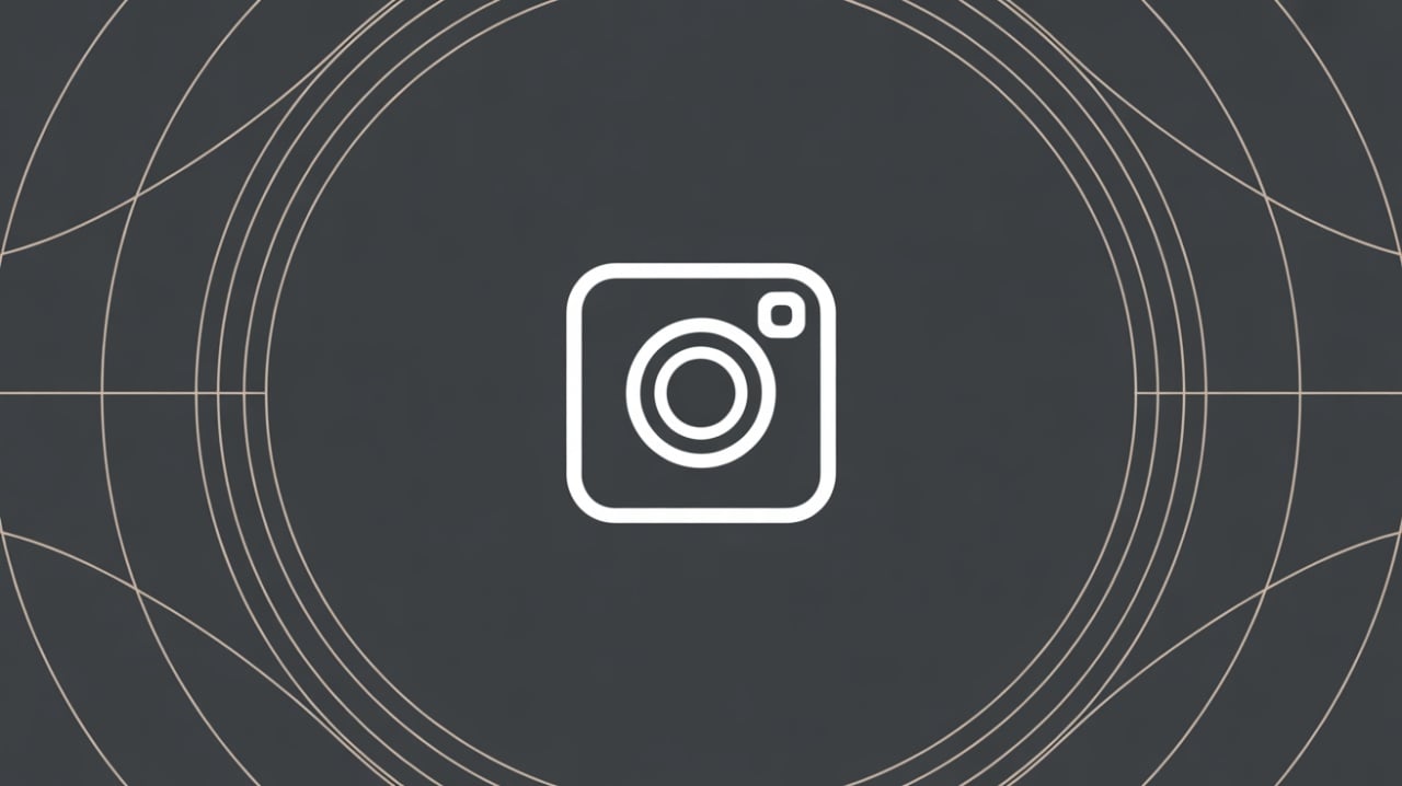 instagram logo em branco