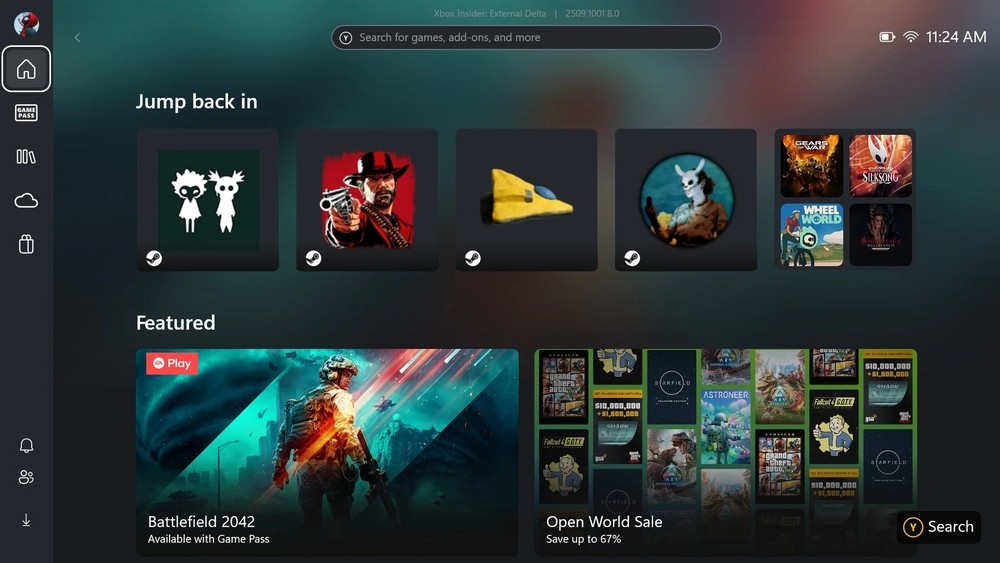 novo modo de ecrã completo da microsoft para a xbox