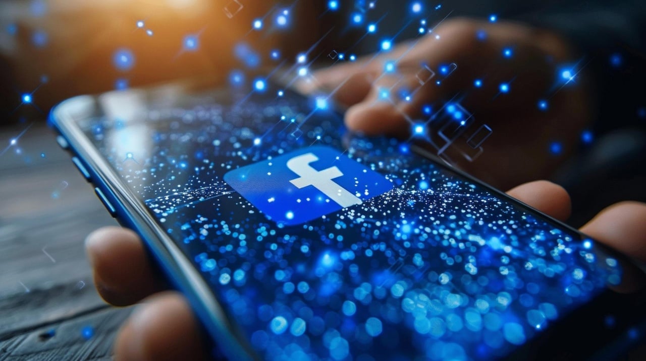 facebook em smartphone