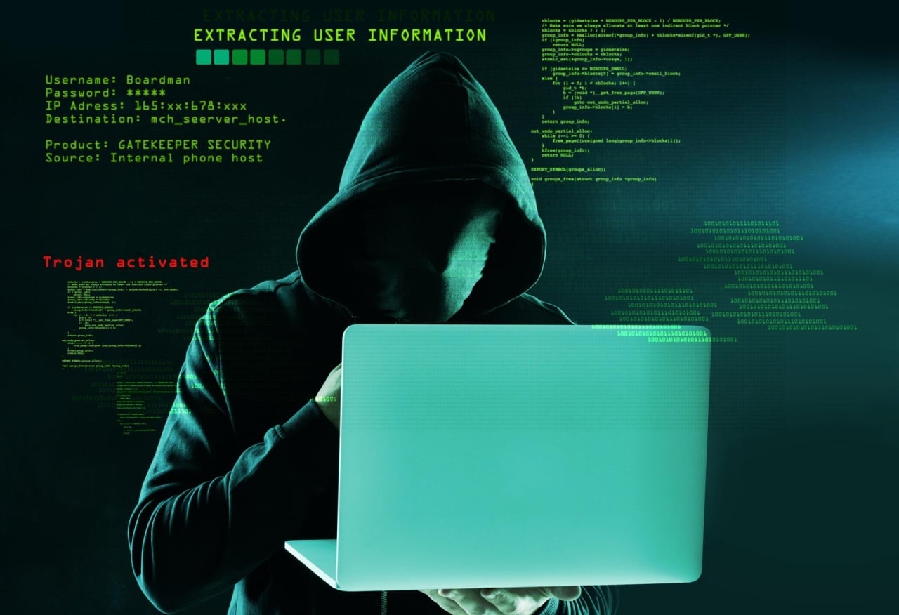 hacker em malware