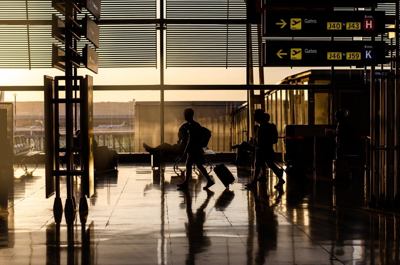 interior do aeroporto