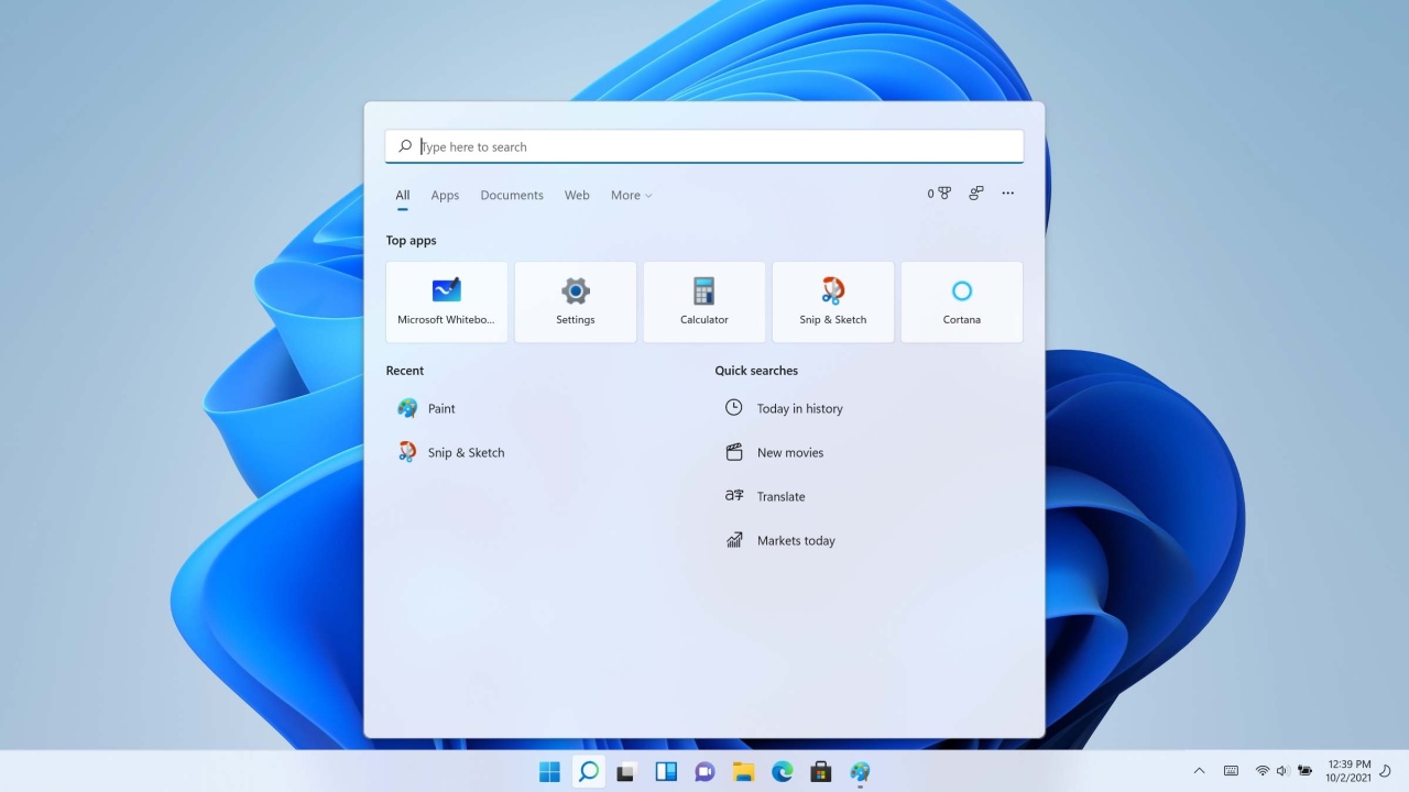 barra de tarefas do Windows 11