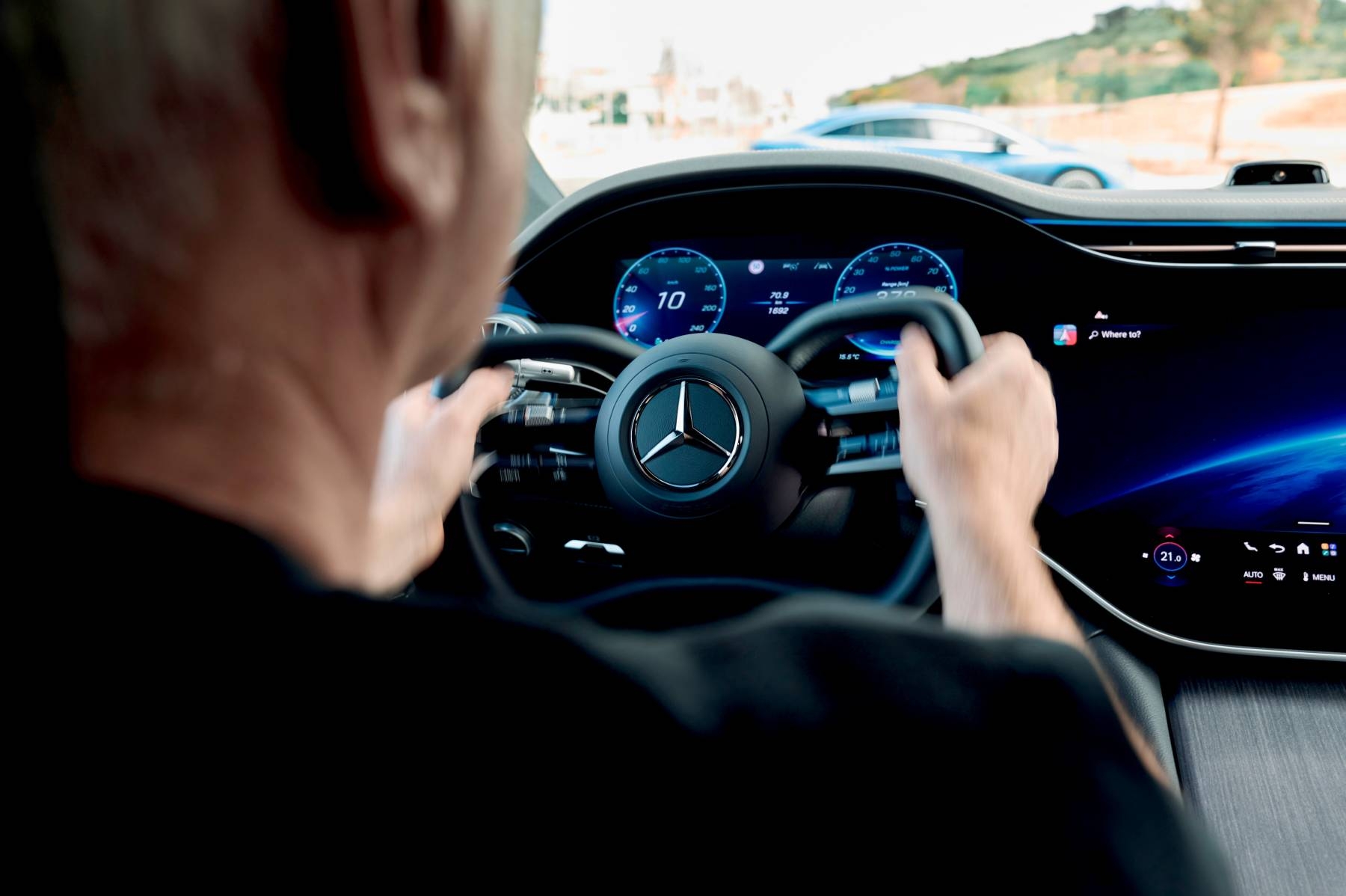 novo volante da mercedes