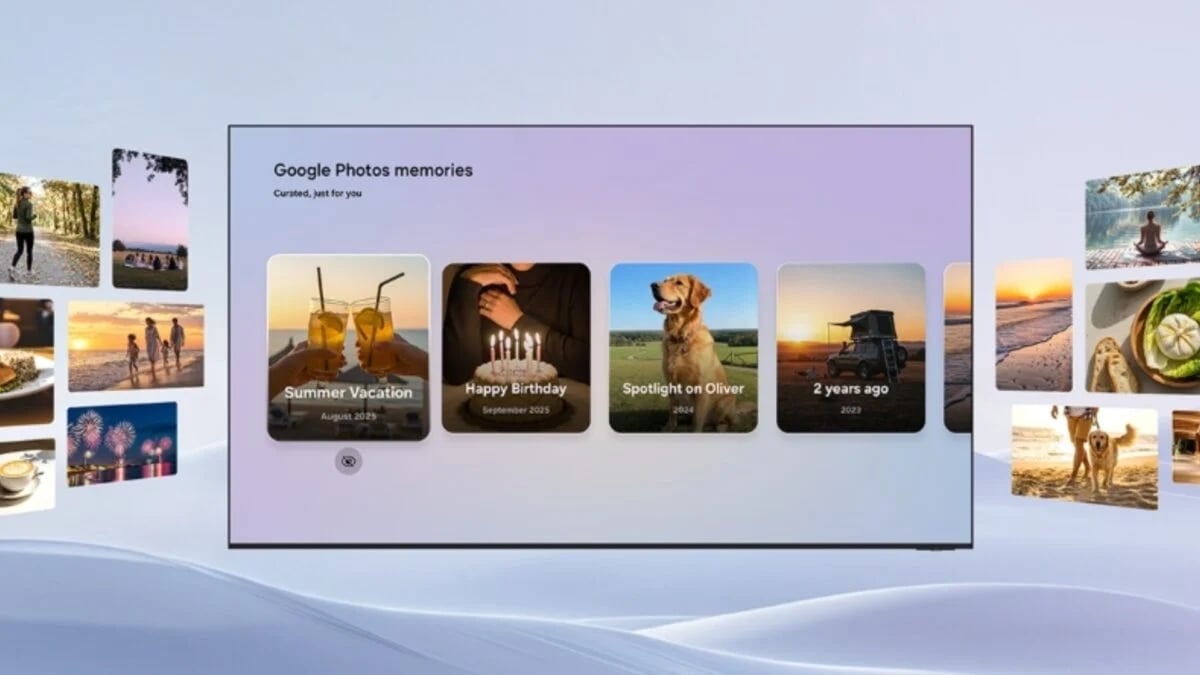Samsung TV com Google Fotos