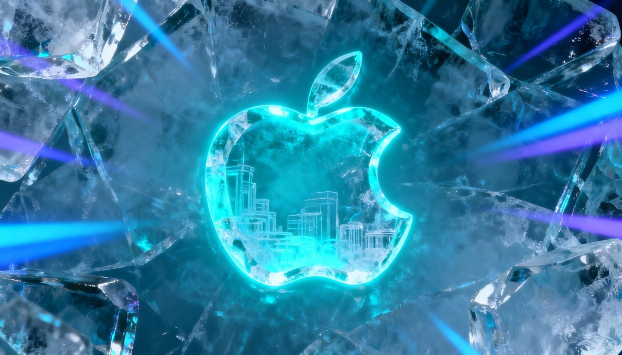 Apple logo digital