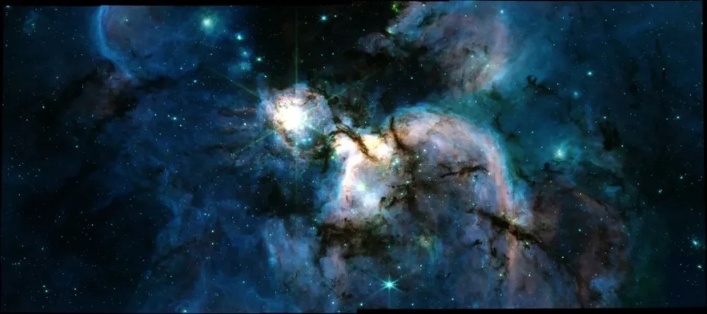 detalhes da foto do telescópio