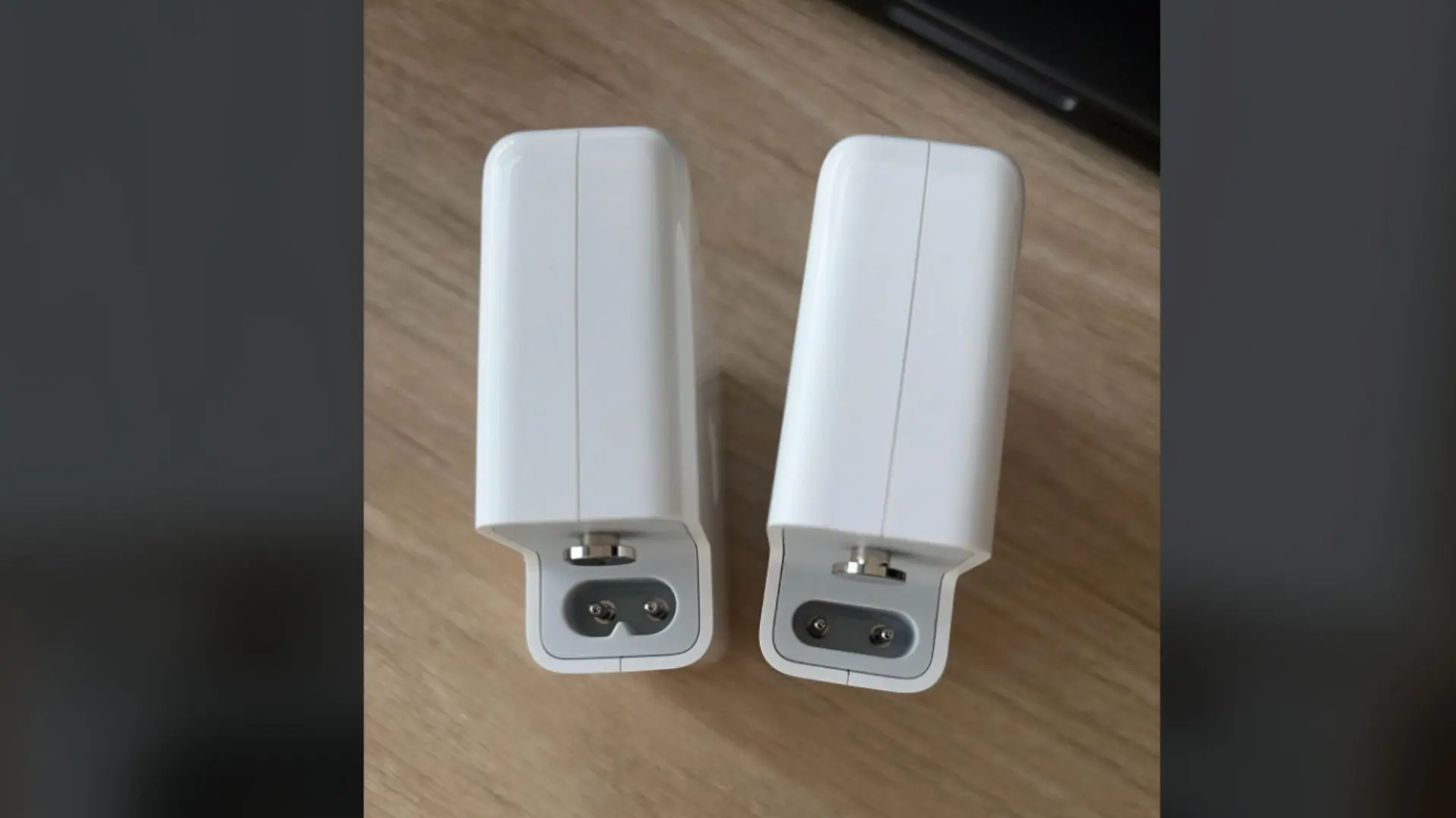 detalhes das mudanças no carregador da apple para o macbook
