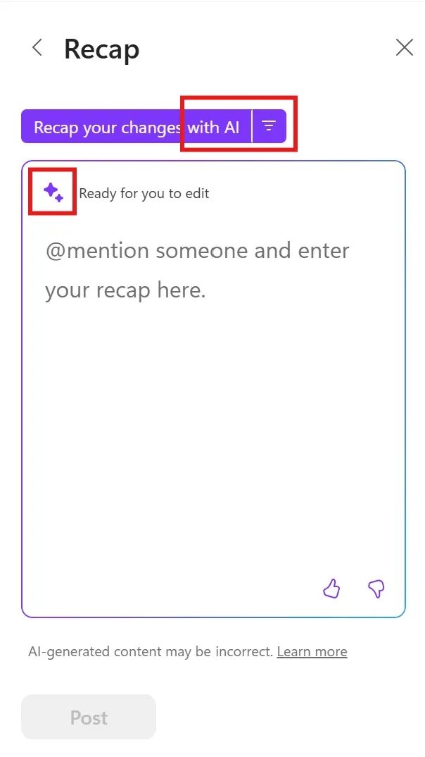novas alterações na aplicação da Microsoft