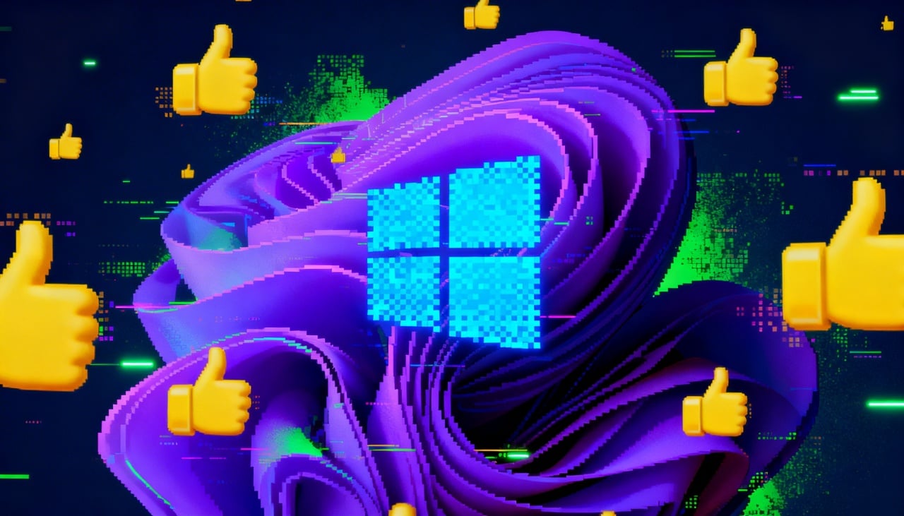 Windows 11 com emojis de tudo OK