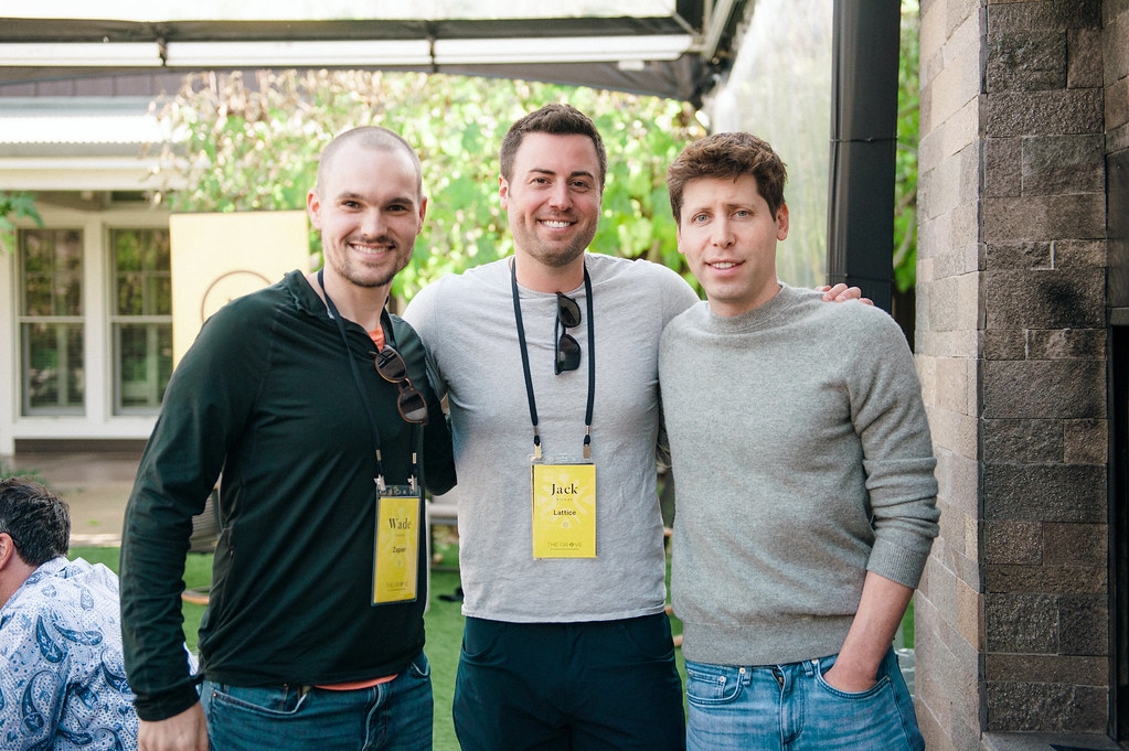 Sam Altman com colegas