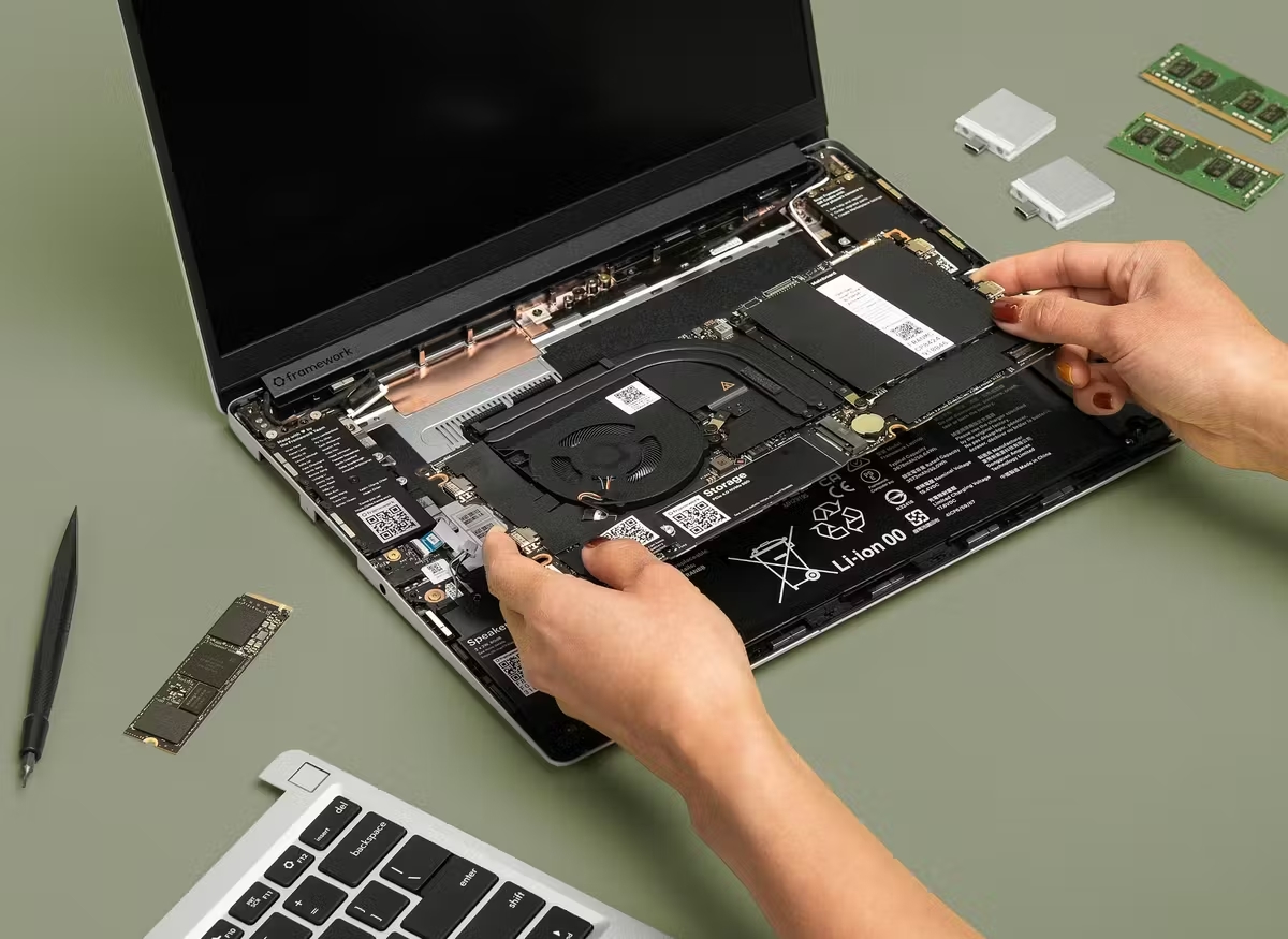 computador da framework nos EUA