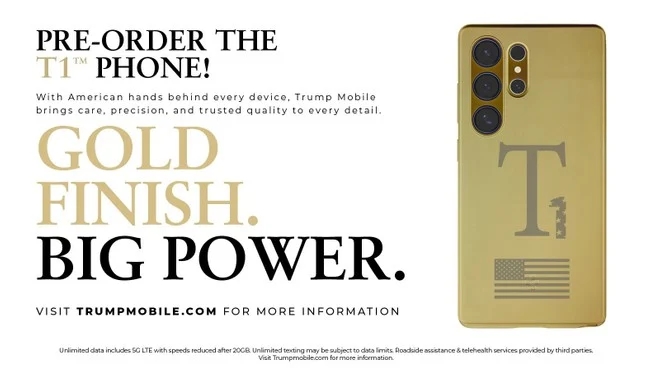 Trump phone com registo de patente