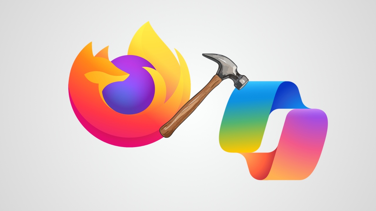 Firefox a bater no copilot