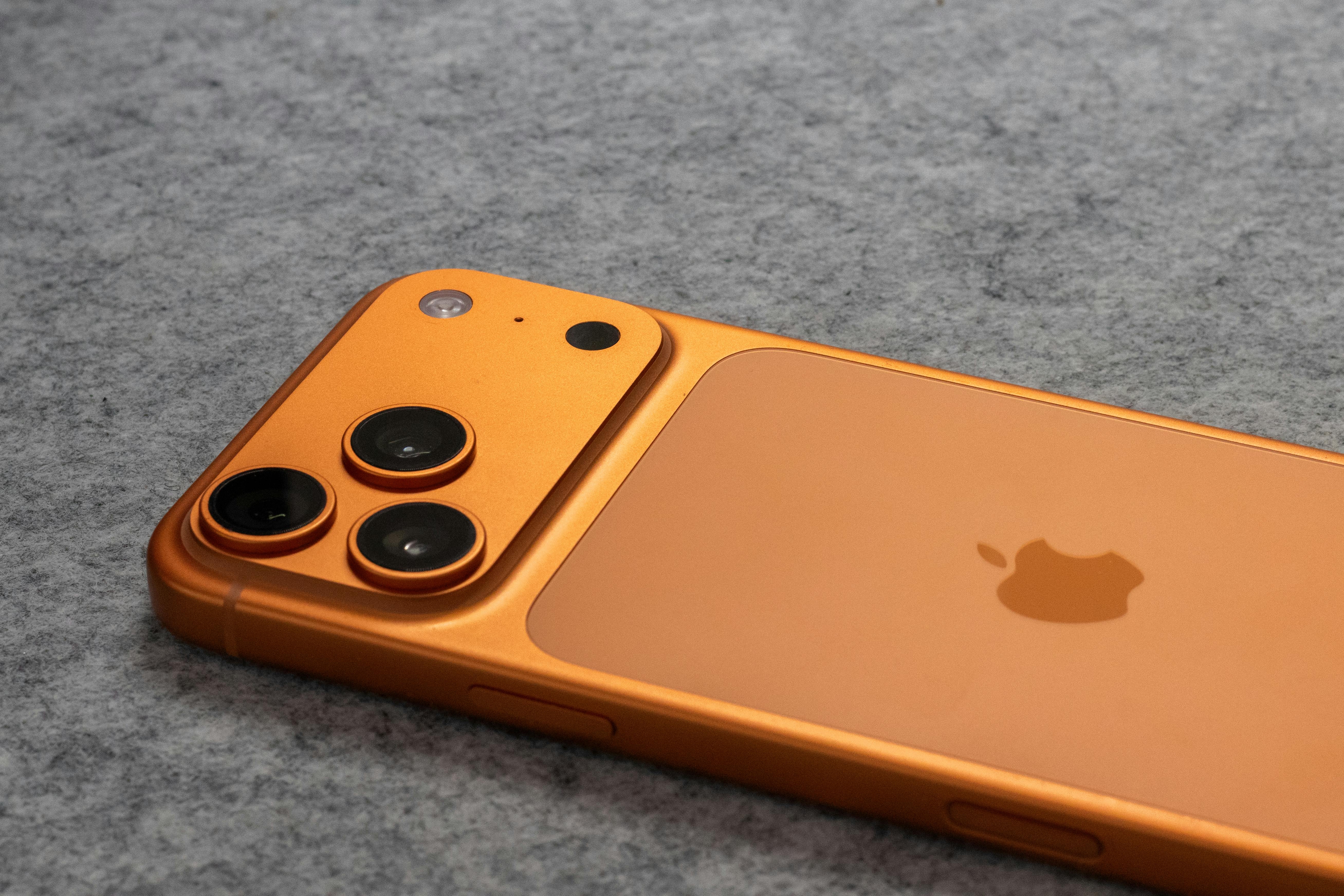 Apple iPhone laranja