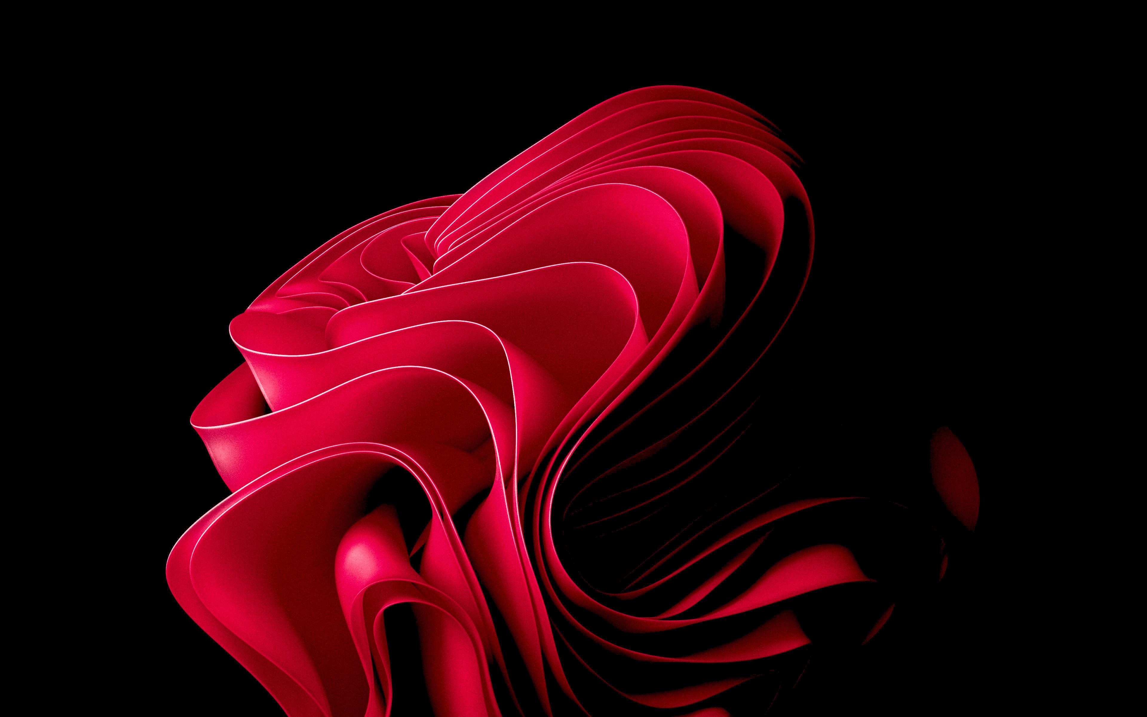 Windows 11 wallpaper red