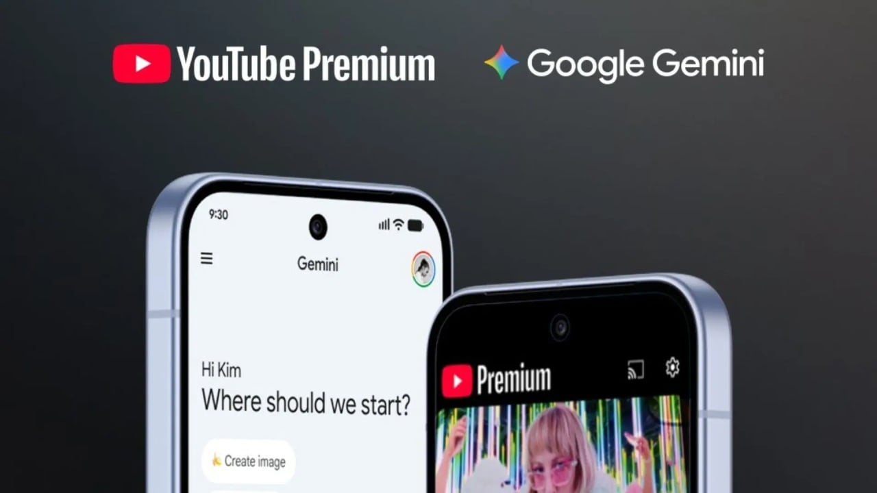 Youtube Premium com Gemini ao lado