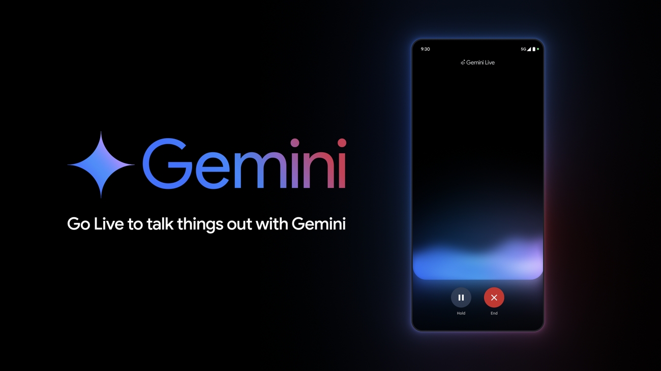 Google renova a interface do Gemini Live com foco na integração direta na aplicação