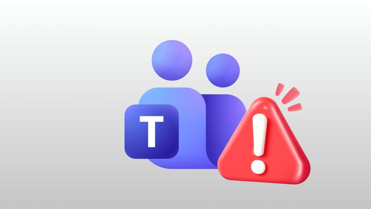 Microsoft Teams com erro