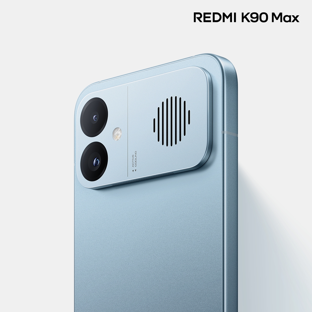detalhes da traseira do Redmi K90 Max