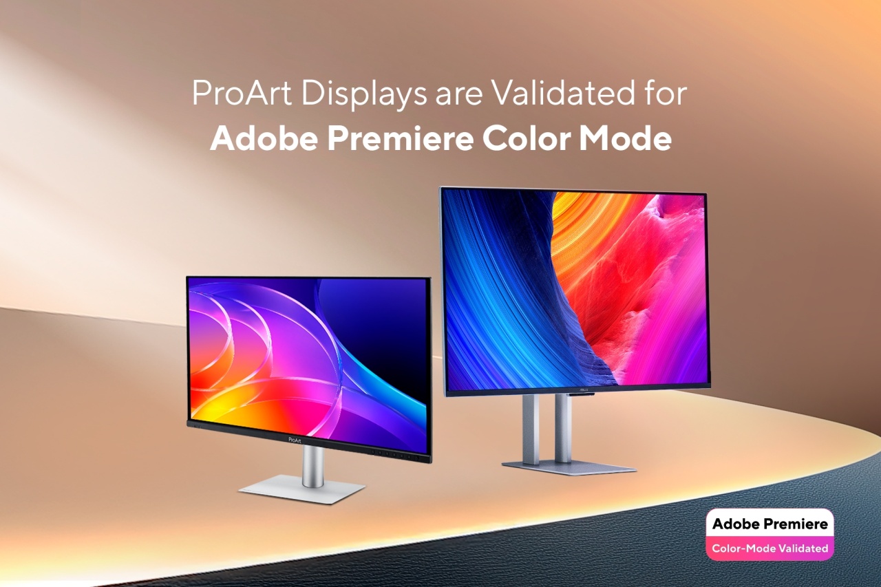 Asus ProArt com parceria da Adobe