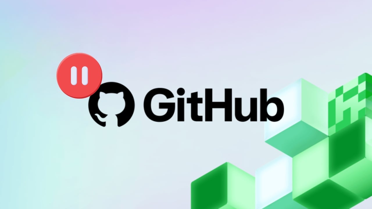 Github em pausa
