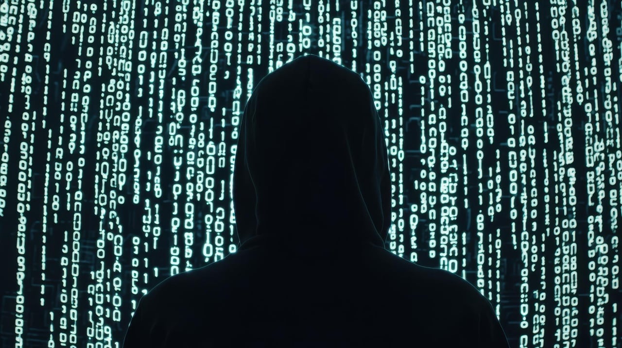 hacker em código digital