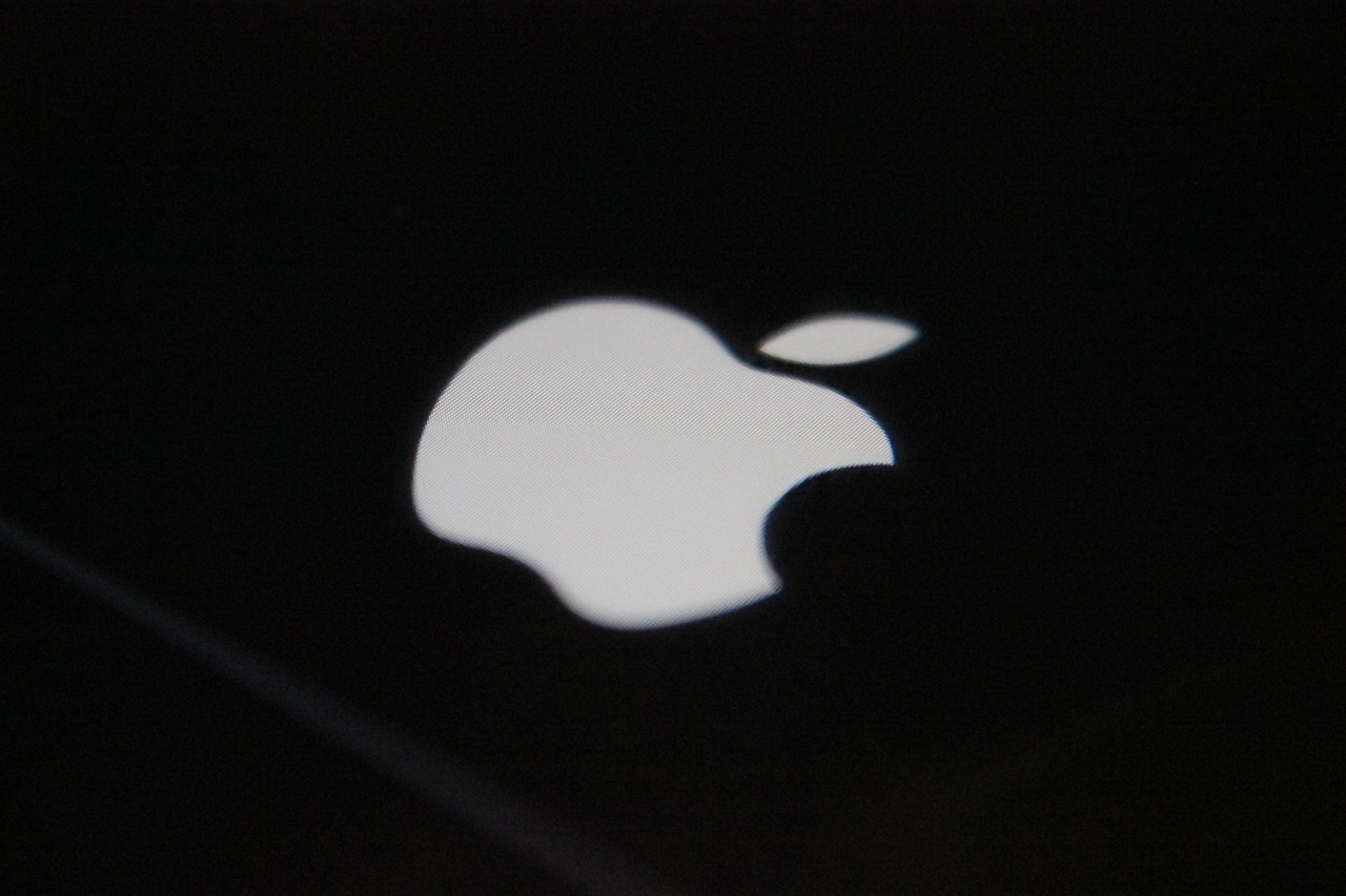 Apple logo em hardware