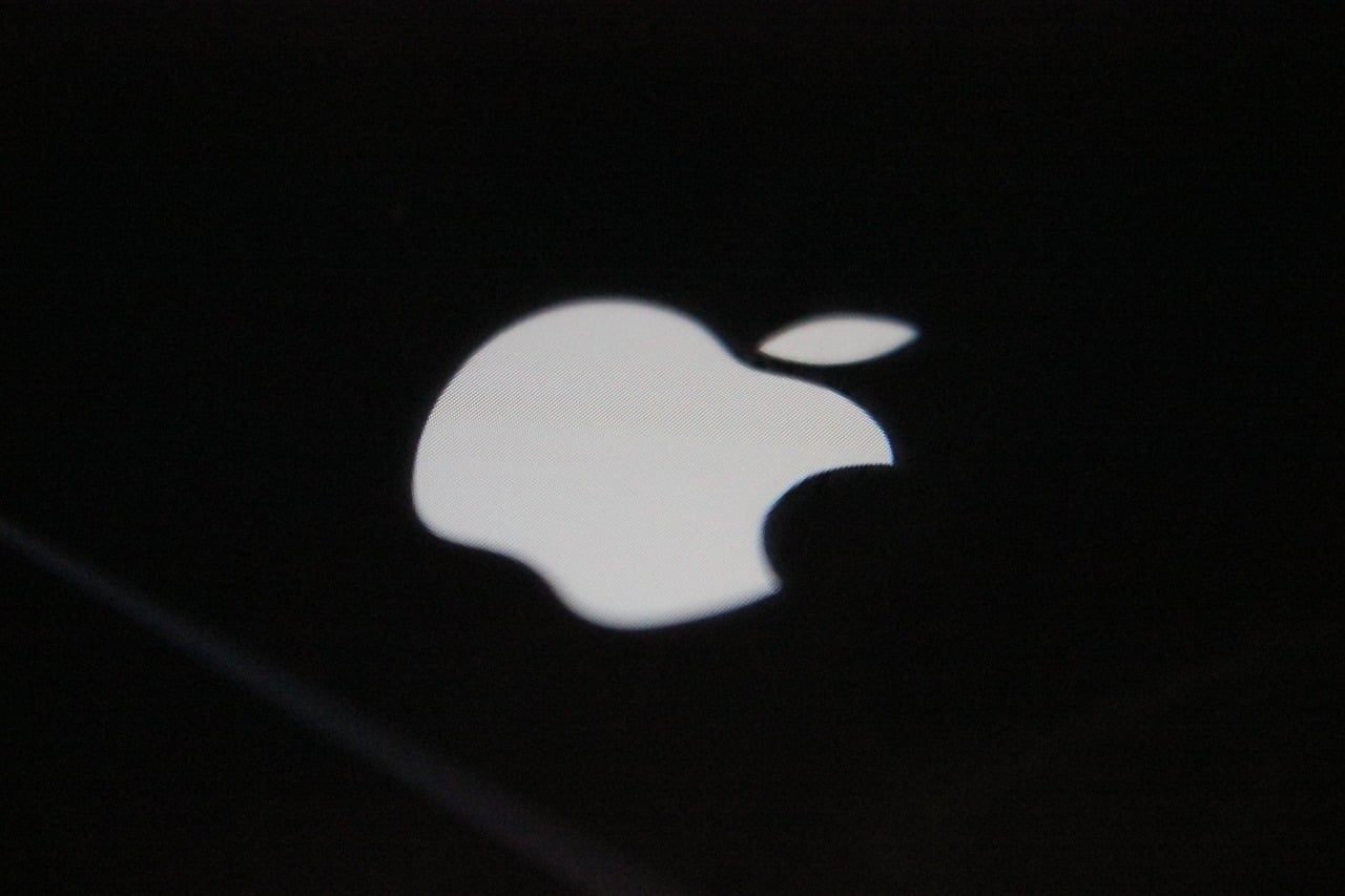 Apple logo em hardware