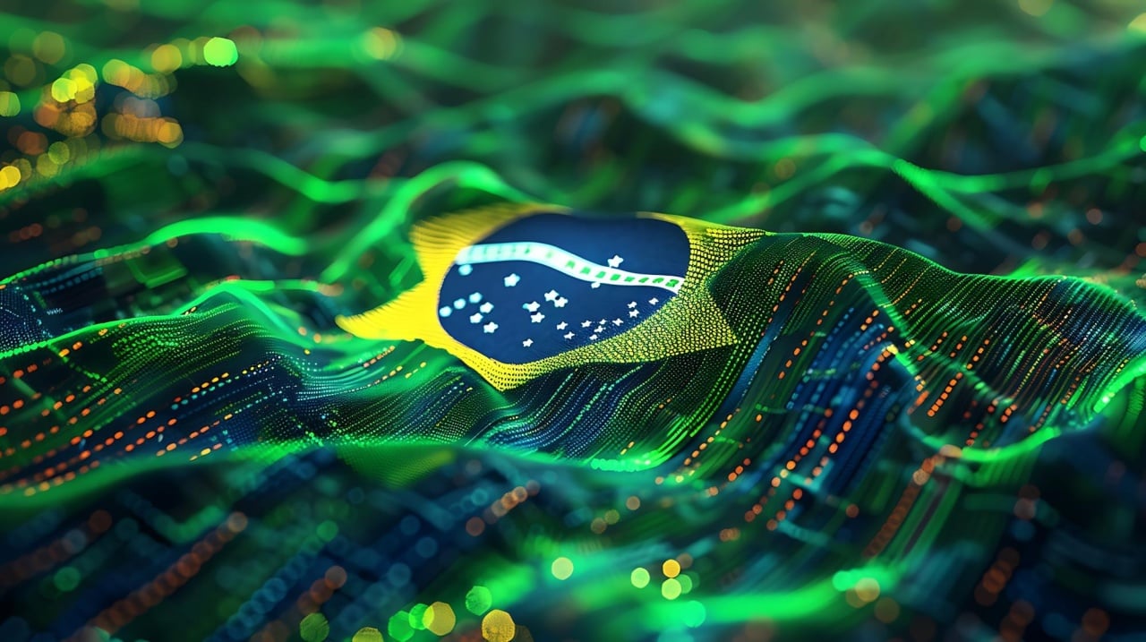 bandeira do brasil em formato digital