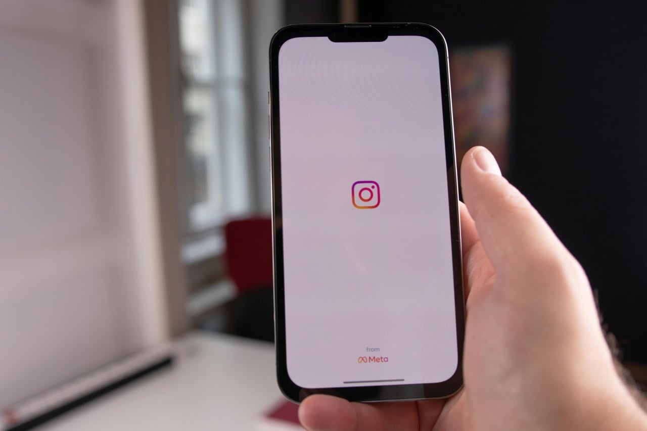 Instagram em smartphone
