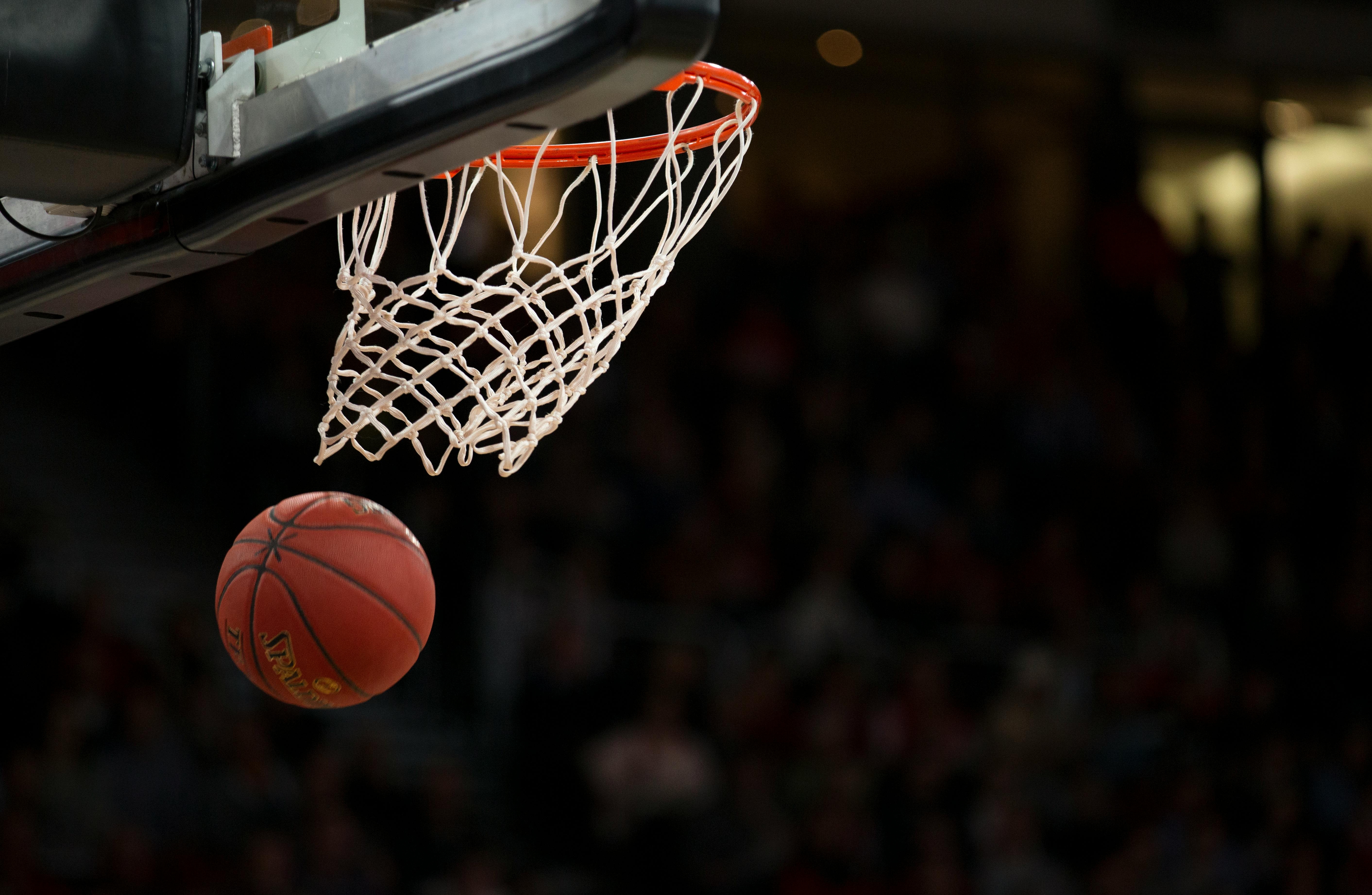 basketball com cesto