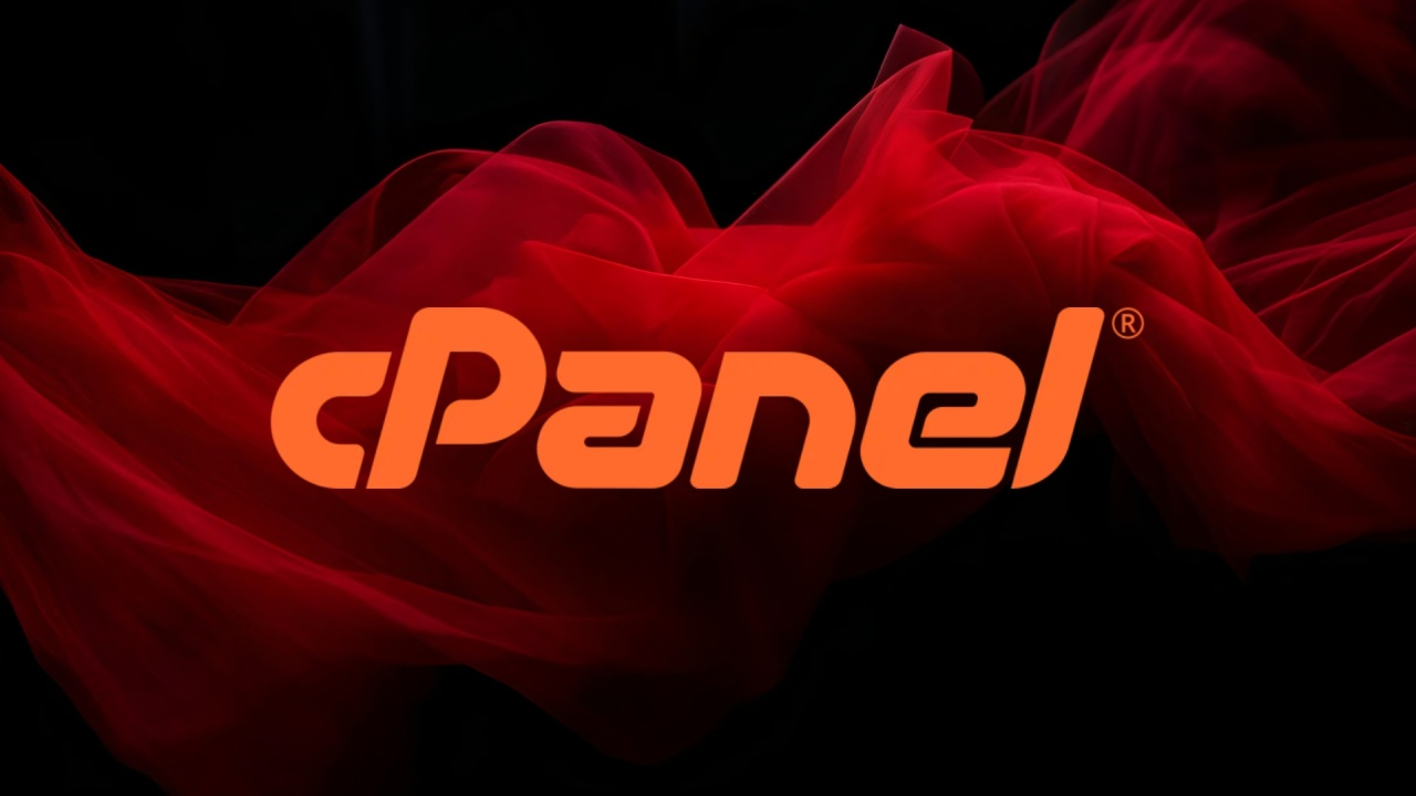 cpanel logo em fundo vermelho