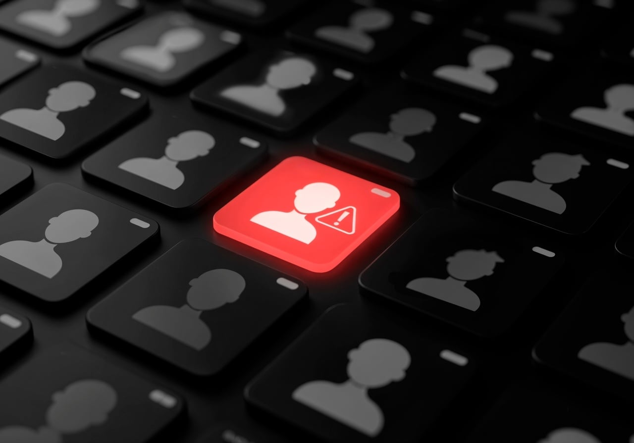 alerta em utilizador de site