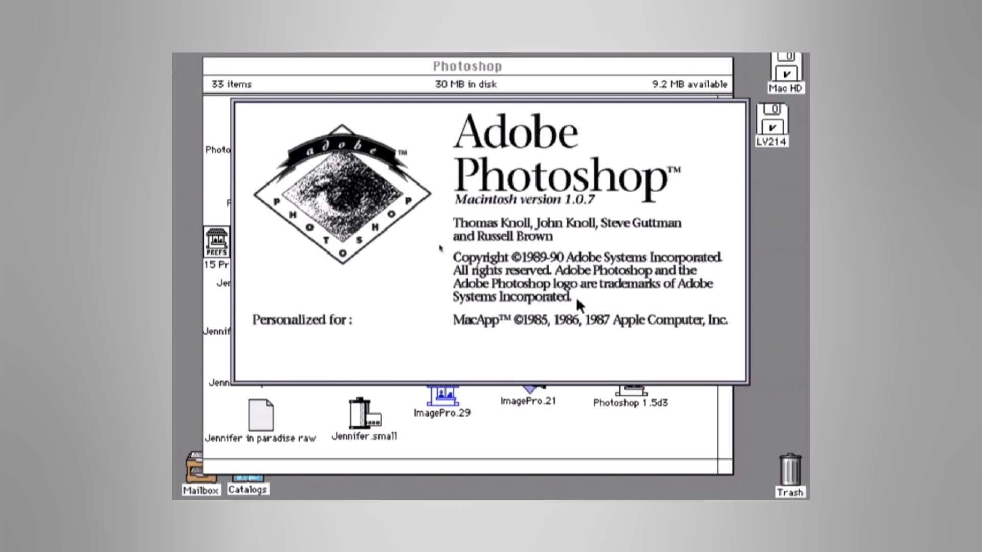 A história do Photoshop: O detalhe num ecrã do Mac que transformou a indústria audiovisual