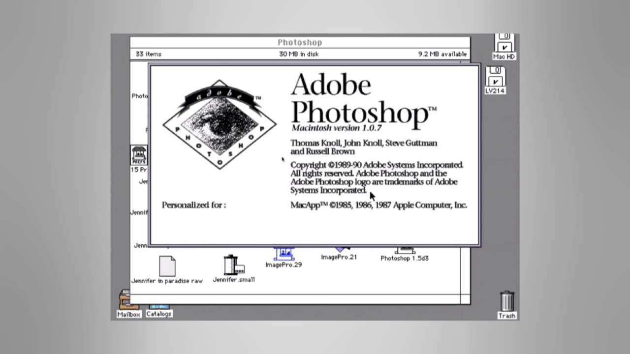 Photoshop original primeira versão
