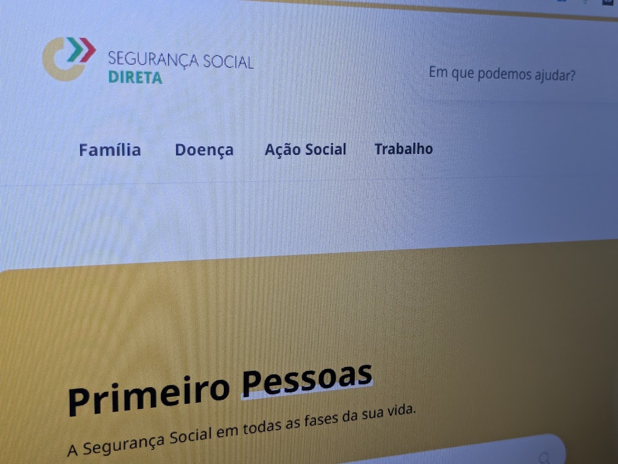 Site da Segurança Social Direta