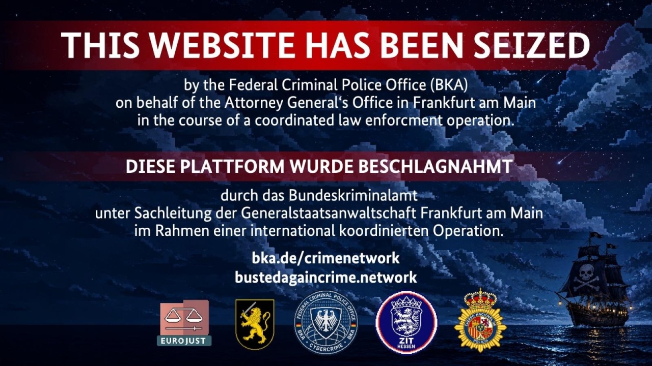 site bloqueado autoridades