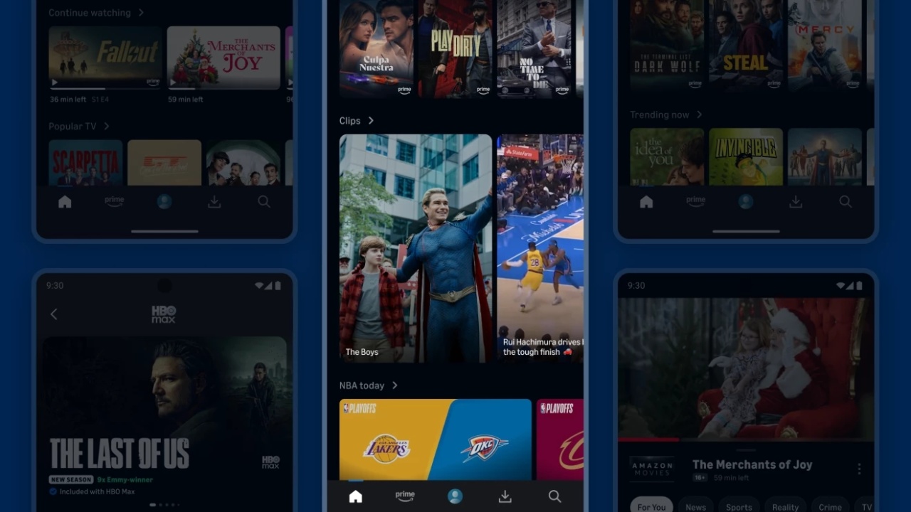 Amazon Prime Video clips em formato vertical