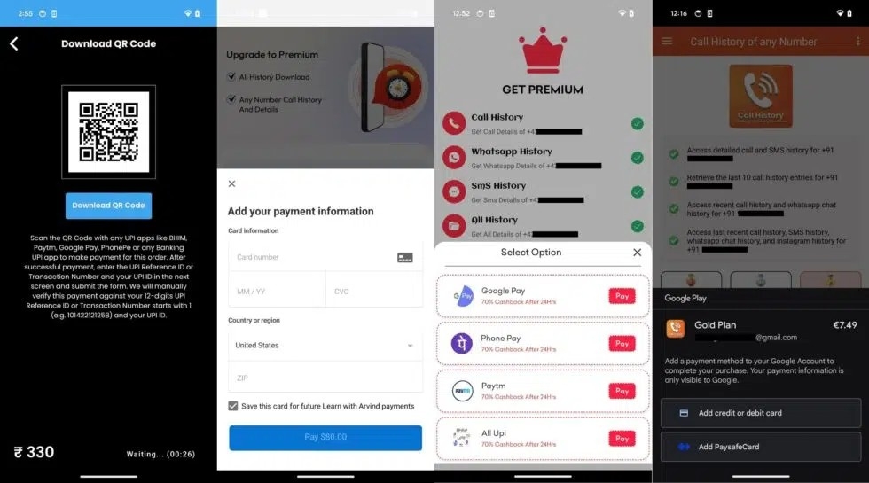 falsas apps na play store