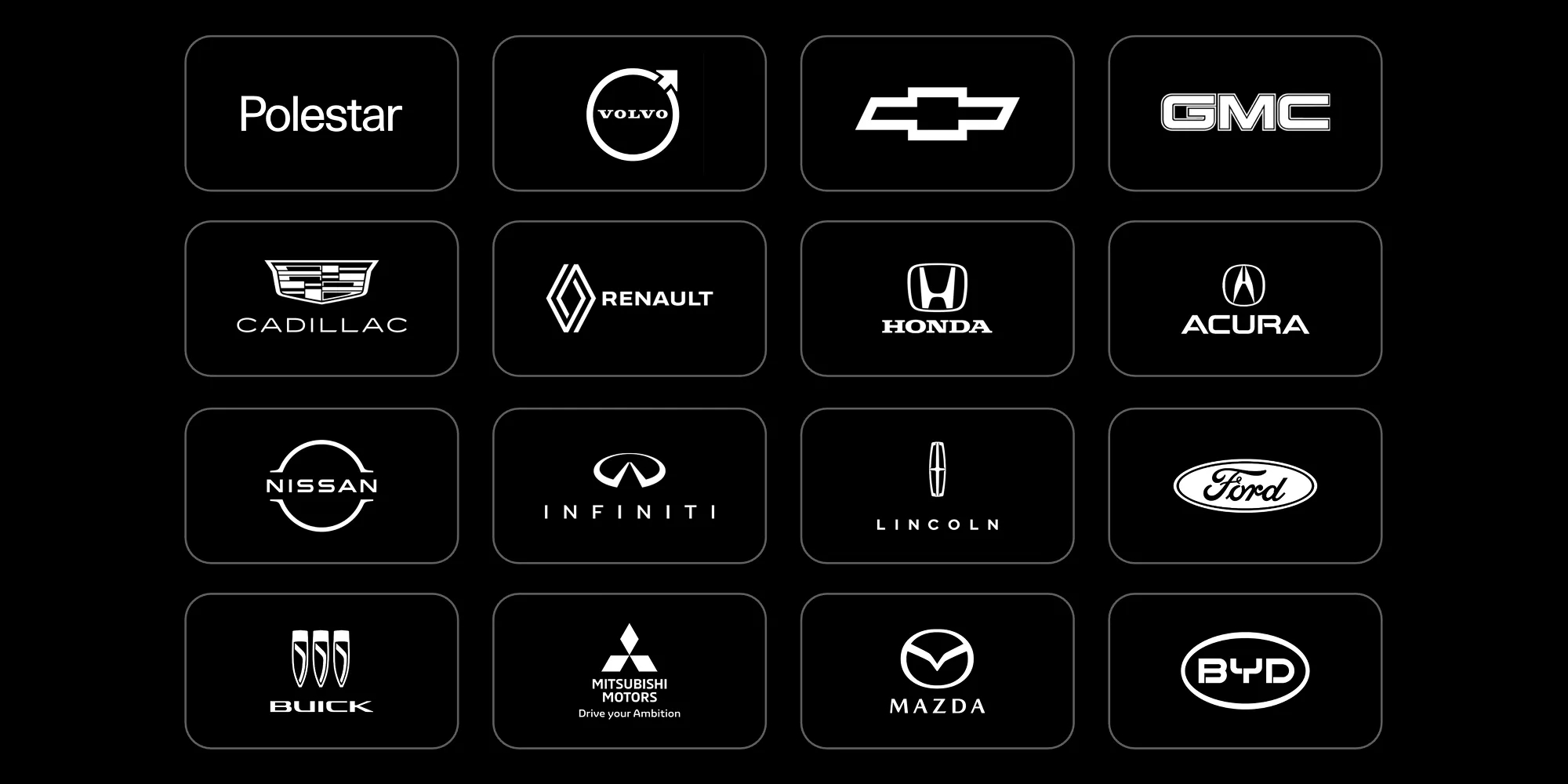 marcas com integração do android auto