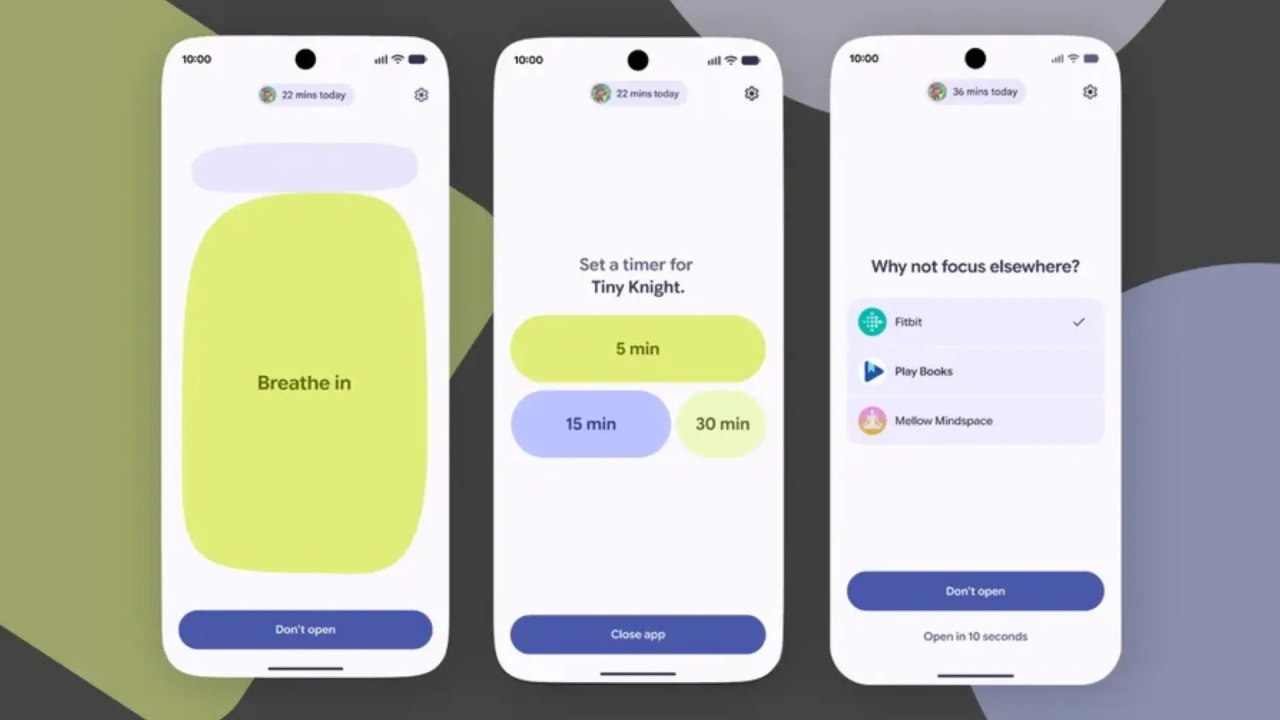 Android com novos controlos de atividade