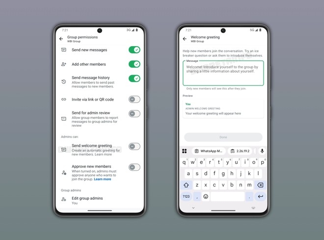 nova funcionalidade do whatsapp para grupos e administradores