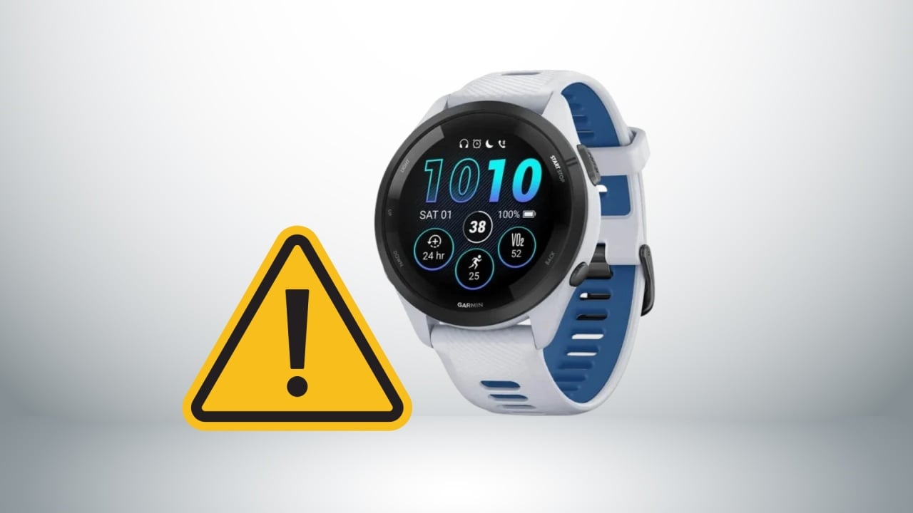 alerta em dispositivo da garmin