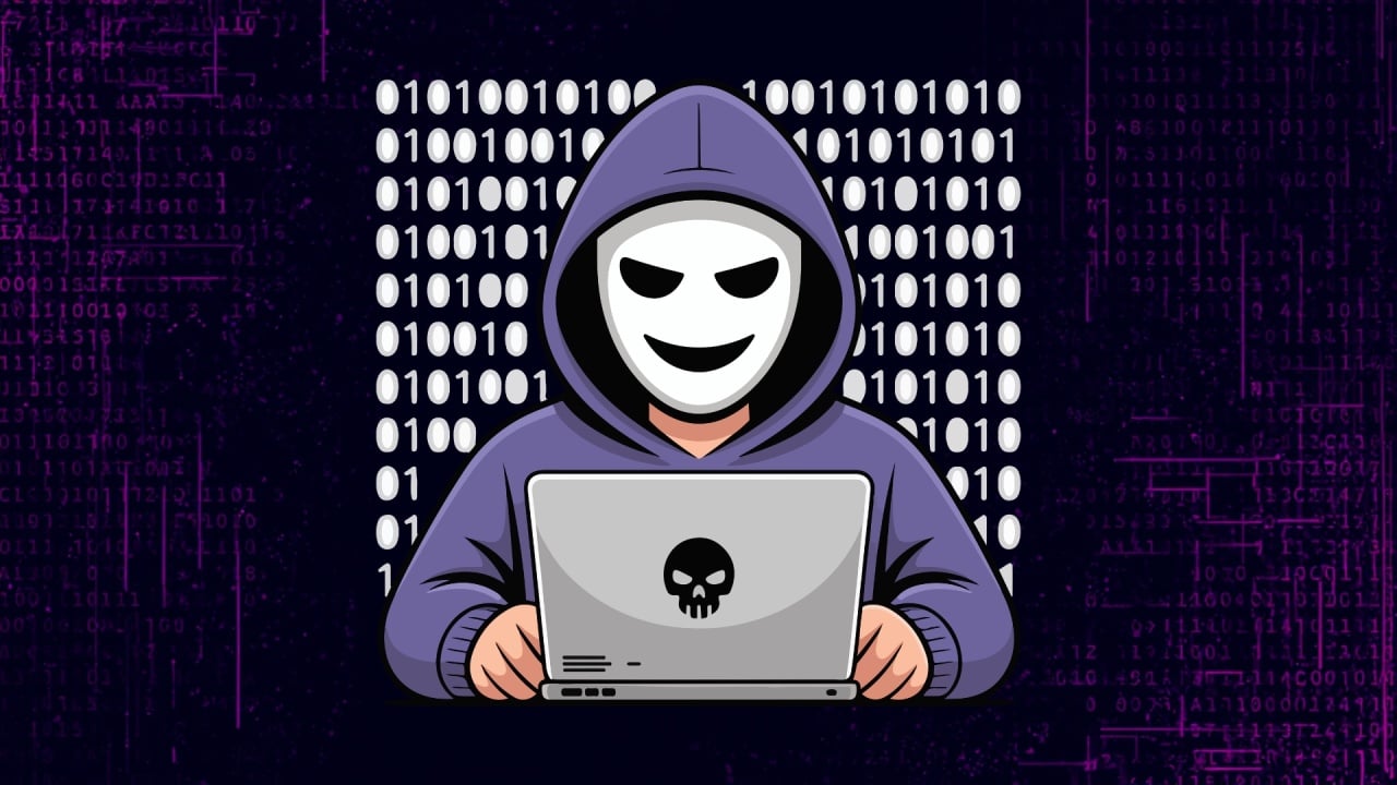 hacker em fundo de dados