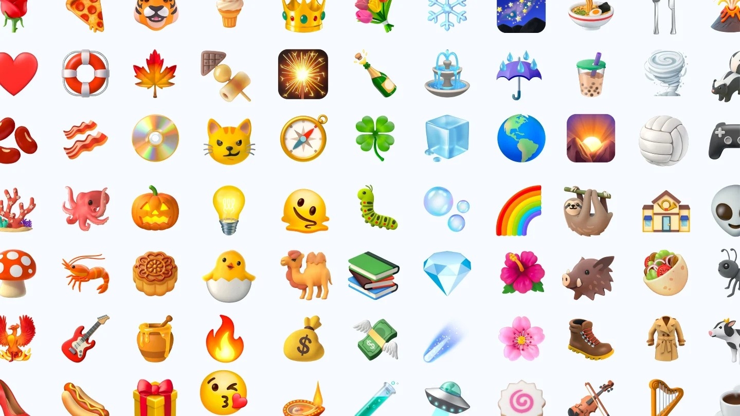 novos emojis do android 17
