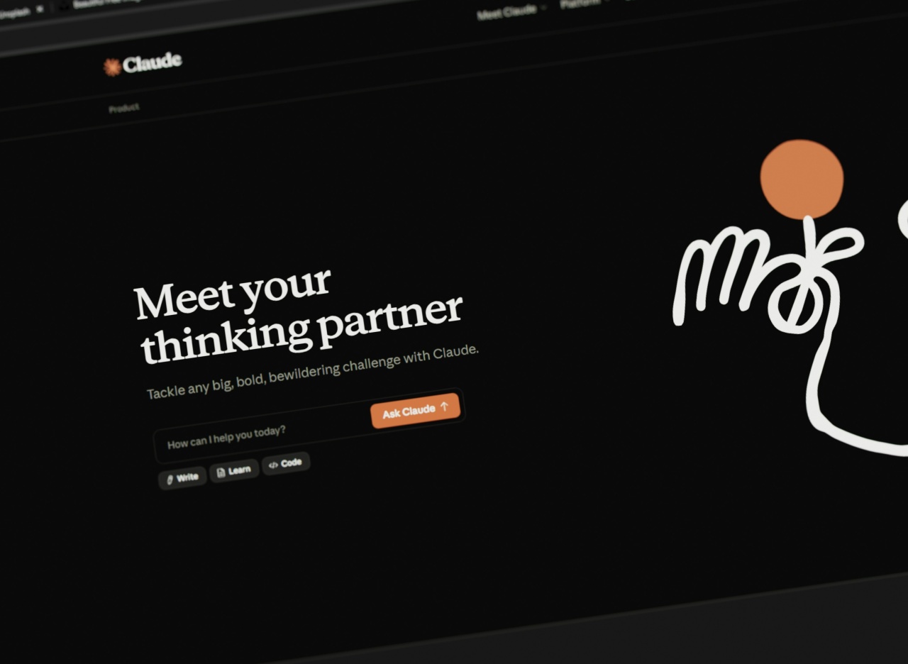 Claude website